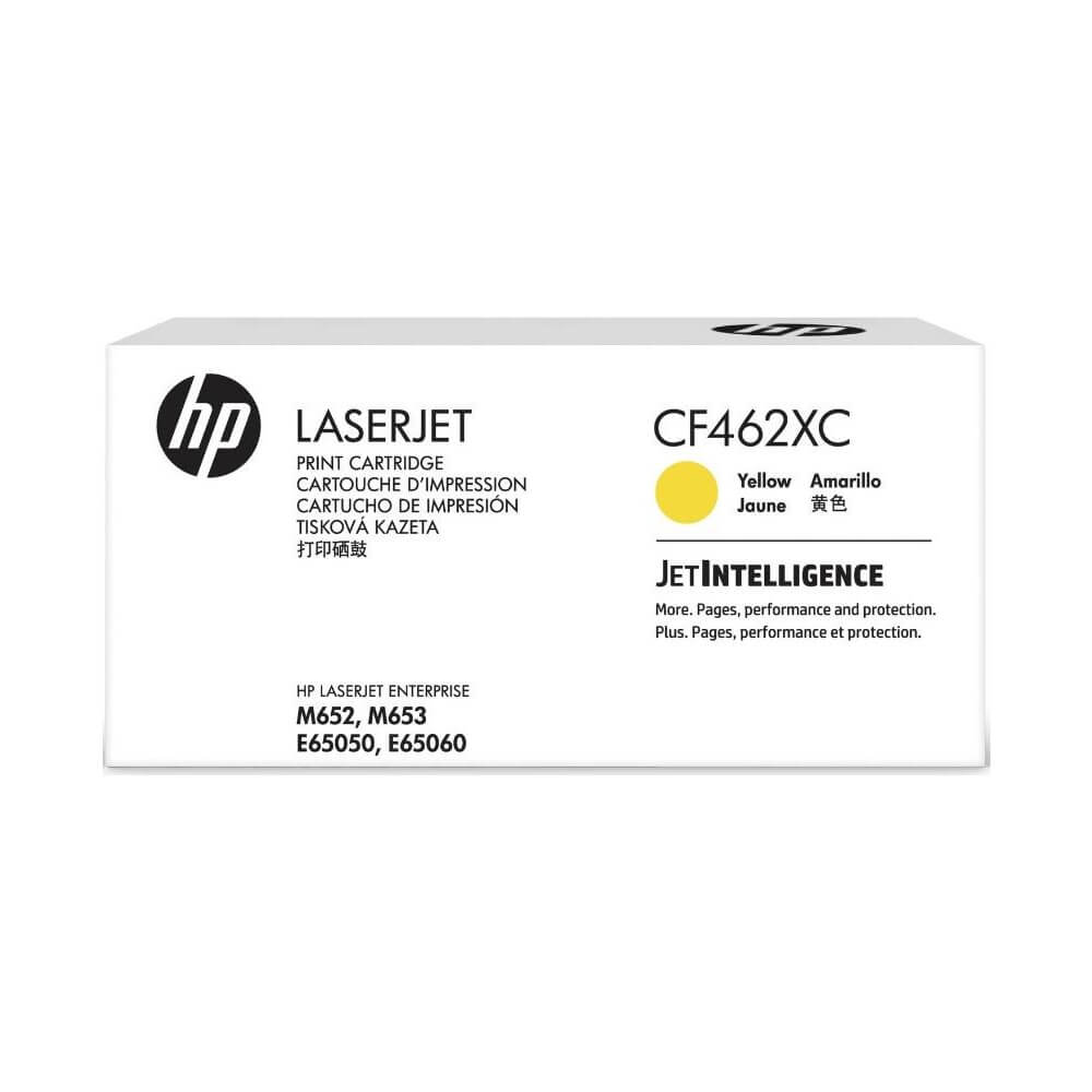 Оригинальный тонер-картридж HP CF462XC 656X желтый  для HP Color LaserJet Enterprise M652/ M653 (22 000стр)