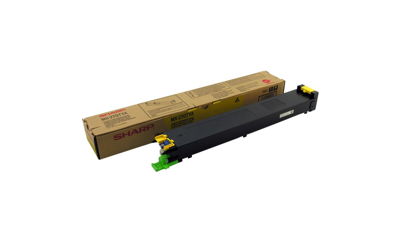 Оригинальный тонер-картридж Sharp MX-31GTYA желтый для Sharp MX2301/ 2600/ 3100/ 4100/ 4101/ 5001 (15000стр)
