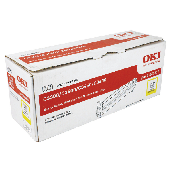 Оригинальный фотобарабан OKI 43460205 желтый 15 000 стр