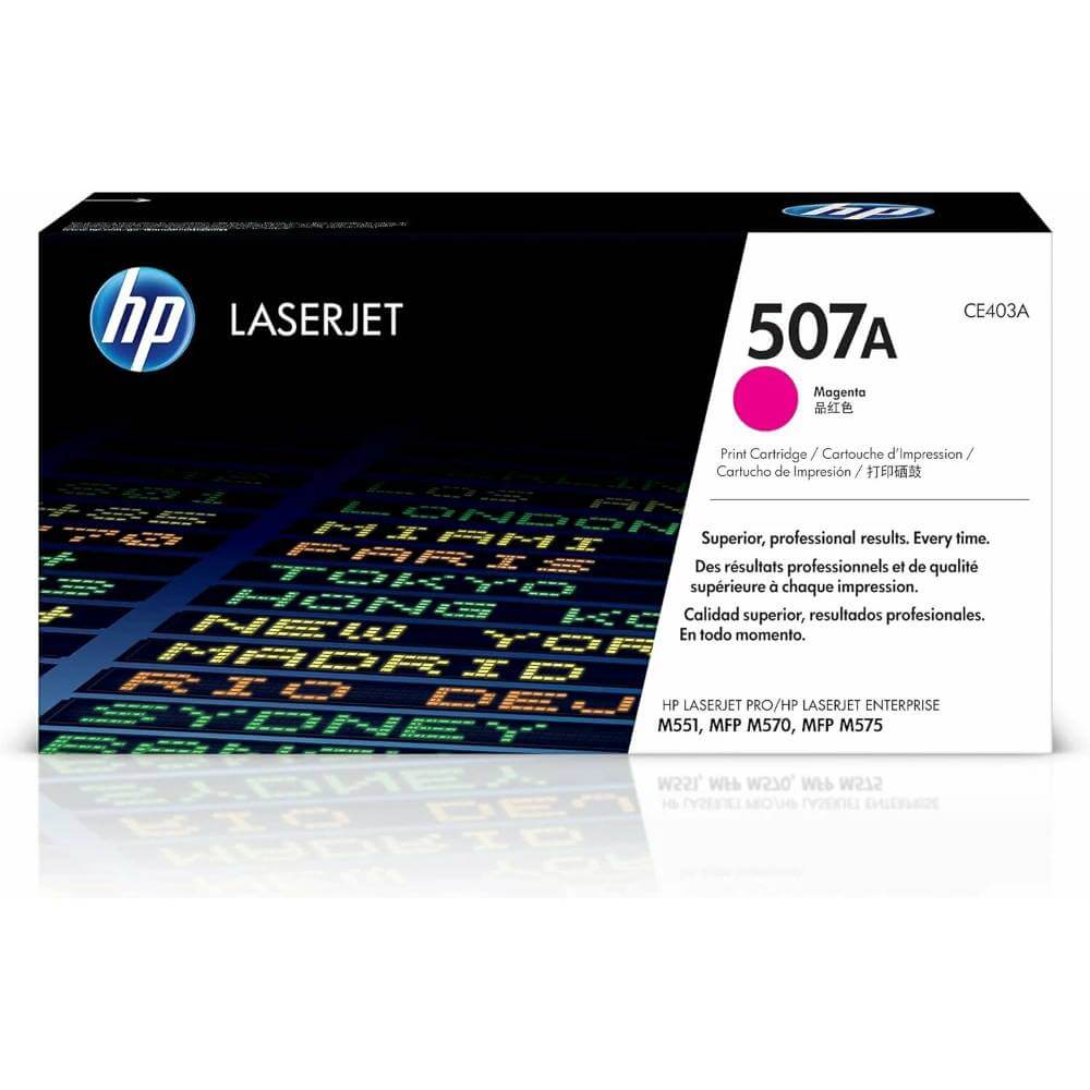 Оригинальный лазерный картридж HP 507A CE403A для HP Color LaserJet M551/ MFP M57, пурпурный,  6000 страниц