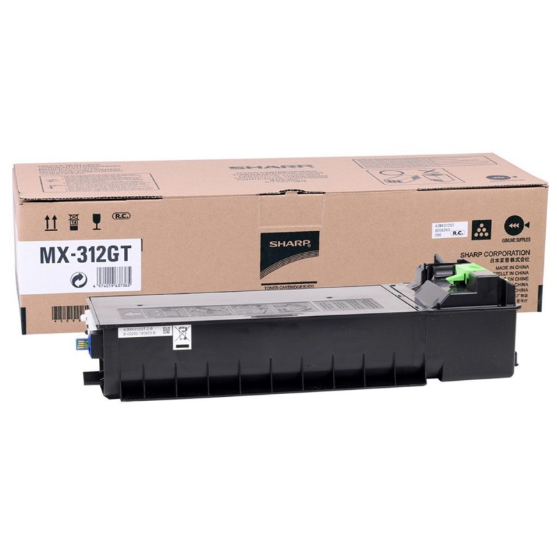 Оригинальный тонер-картридж Sharp MX-312GT для Sharp MXM260/ MXM310/ AR5726/ AR5731/ MXM264N/ MXM314N/ MXM354N, 25000