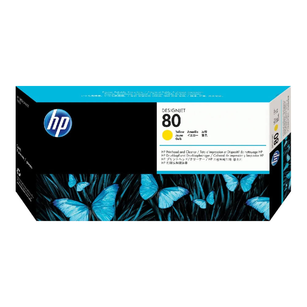 Оригинальный картридж HP C4823A (печ.головка желтая, 80)