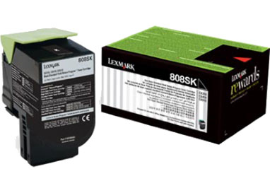 Оригинальный тонер картридж 80C8SK0 Lexmark Return Program черный для CS310/410/510 (2500 стр.)