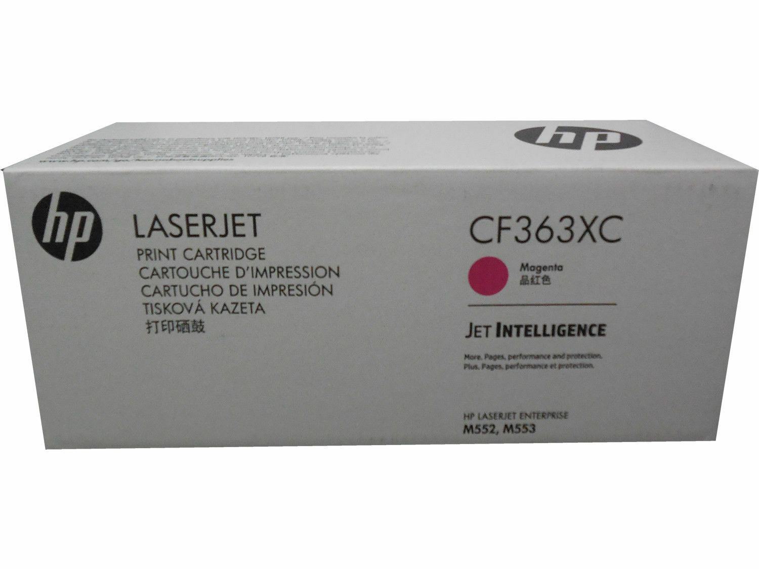 ОРИГИНАЛЬНЫЙ ТОНЕР-КАРТРИДЖ HP CF363XC / CF363X №508X ПУРПУРНЫЙ ДЛЯ HP COLOR LASERJET ENTERPRISE M552/ M553/ M577 (9 500СТР)