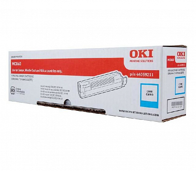 Оригинальный тонер-картридж OKI 44059227/ 44059211  для OKI MC860, Cyan (10000c.)