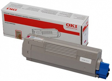 ОРИГИНАЛЬНЫЙ ТОНЕР-КАРТРИДЖ OKI 44844627/44844615 OKI C822 (7300C.) ГОЛУБОЙ