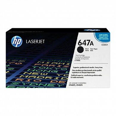Оригинальный картридж HP CE260A (647A) (8500 стр., черный)