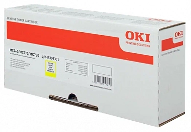 Оригинальный тонер-картридж OKI 45396301 желтый для OKI MC760/770/780 (6K)