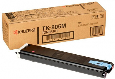 Оригинальный картридж лазерный Kyocera TK-805M/370AL410 пурпурный 10000 стр