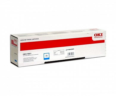 Оригинальный картридж лазерный OKI 44643007 / 44643003  голубой 7300 стр