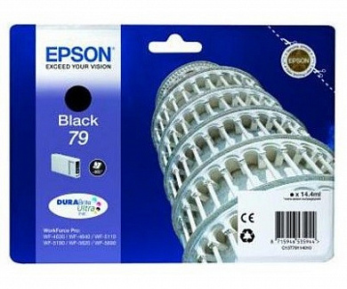Оригинальный картридж Epson T7911 (C13T79114010) для Epson WF-5110DW/ WF-5620DWF черный (900 стр.)