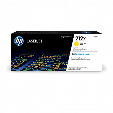 Оригинальный лазерный картридж HP 212X W2122X для HP LaserJet M554dn M554/ M578c M578/ M555x M555/ M578dn M578, желтый, 10000 страниц