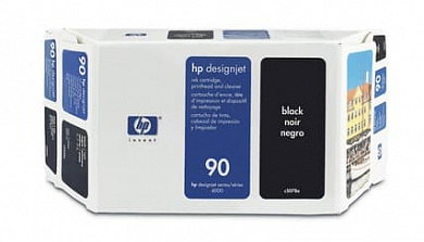Оригинальный картридж HP C5078A (КОМПЛЕКТ черный, 90) для DesignJet 4020ps, DesignJet 4000PS, DesignJet 4000, DesignJet 4020, DesignJet 4500MFP, DesignJet 4500PS, DesignJet 4520HD