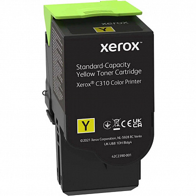 Оригинальный картридж Xerox 006R04363 для Xerox C310/ C315, жёлтый, 2000 стр.