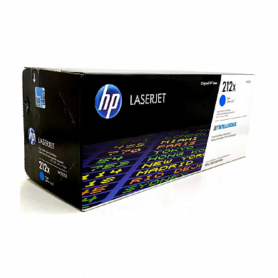 Оригинальный лазерный картридж HP W2121XC для HP Color LaserJet Enterprise M555x/ M578c/ M578z, голубой, 10000 страниц