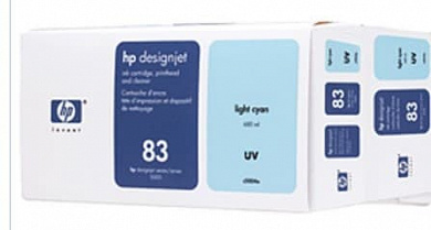 Оригинальный картридж HP C5004A (КОМПЛЕКТ светло-голубой,83) для  DesignJet 5000PS, DesignJet 5500PS UV, DesignJet 5000PS UV, DesignJet 5500, DesignJet 5000, DesignJet 5500UV, DesignJet 5000UV