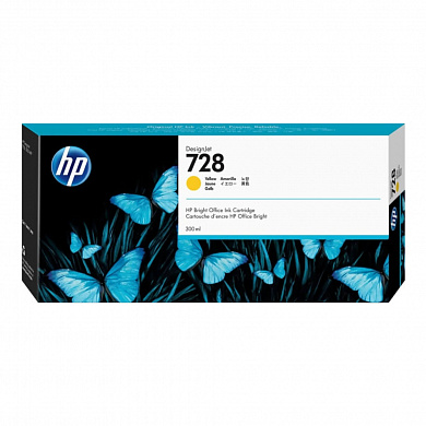 F9K15A HP № 728 ЖЕЛТЫЙ КАРТРИДЖ