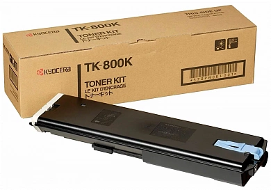 ОРИГИНАЛЬНЫЙ ТОНЕР-КАРТРИДЖ KYOCERA TK-800K (ЧЁРНЫЙ, 25000 СТР.) (АРТ. 370PB0KL)
