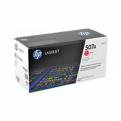 Оригинальный лазерный картридж HP 507A CE403YH для HP Color LaserJet M551/ MFP M575, пурпурный, 7800 страниц