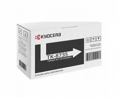Оригинальный картридж лазерный Kyocera TK-8735K/1T02XN0NL0 черный 70000 стр