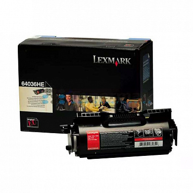 Оригинальный картридж лазерный Lexmark 64036HE черный 21 000 стр