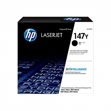 W1470Y / 147Y HP ОРИГИНАЛЬНЫЙ ЧЕРНЫЙ ТОНЕР-КАРТРИДЖ