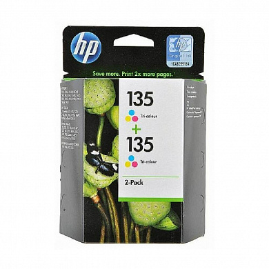 Комплект картридж HP CB332HE 2-Pack(№135+№135)Clr
