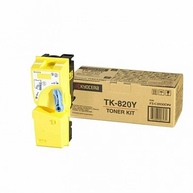 Оригинальный картридж Kyocera Mita TK-820Y (7000 стр., желтый)