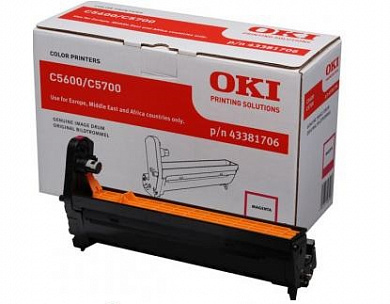 Барабан OKI  43381706  пурпурный для OKI C5600/ C5700 (20000 стр)