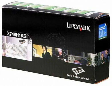Оригинальный картридж лазерный Lexmark X746H1KG черный 12 000 стр