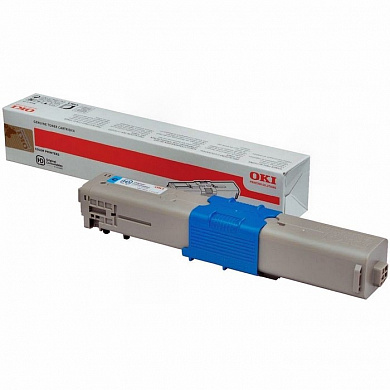 ОРИГИНАЛЬНЫЙ ТОНЕР-КАРТРИДЖ ГОЛУБОЙ OKI 44469716 C310, C330, C510, C530, 2K