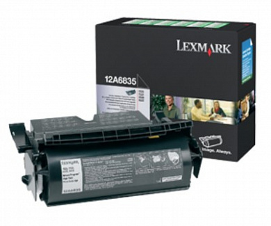 Оригинальный картридж лазерный Lexmark 12A6835 черный 20 000 стр