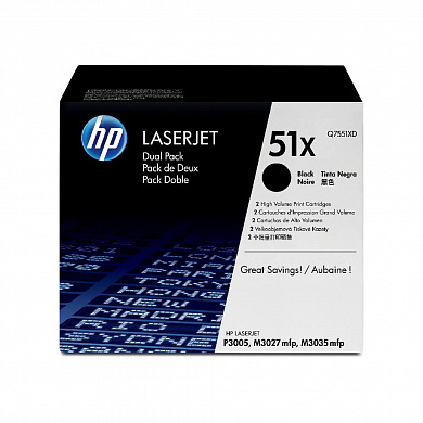 Оригинальный картридж HP Q7551XD (51X)