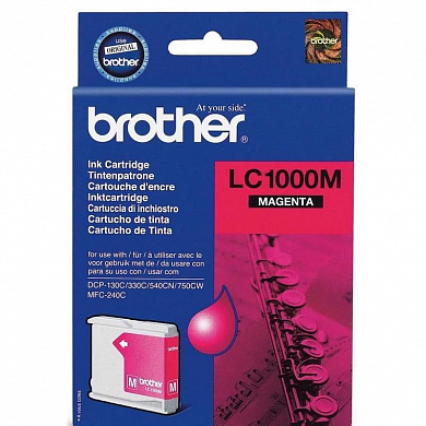 Оригинальный картридж BROTHER LC1000M (пурпурный)