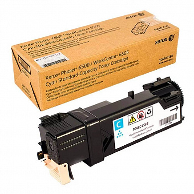 Оригинальный тонер-картридж Xerox 106R01598 (1000 стр., голубой)