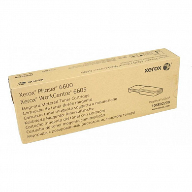 Оригинальный картридж  Xerox 106R02238 пурпурный для Xerox Phaser 6600/6605 Metered (6 000 стр.)