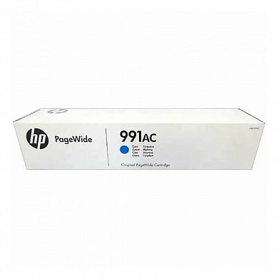 Оригинальный картридж HP 991AC X4D10AC для HP PageWide Pro 750/ 772/ 774/ 777, голубой, 16 000 страниц