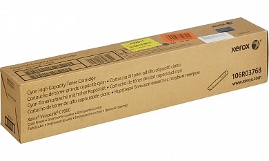Оригинальный голубой тонер-картридж XEROX  106R03768 для XEROX  VersaLink C7000DN / N (10,1K)