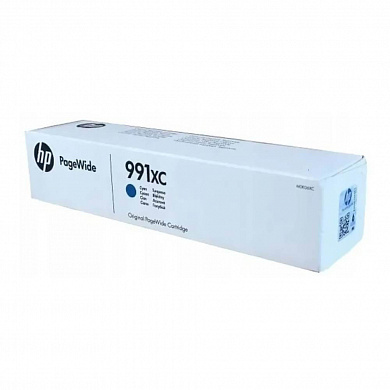 Оригинальный струйный картридж HP 991XC M0K06XC для HP PageWide Pro 750/ 772/ 774/ 777, голубой,16 000 страниц