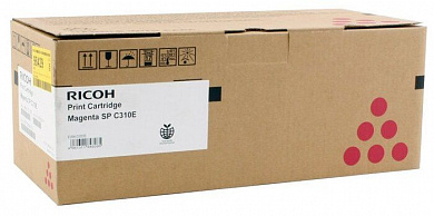 Оригинальный картридж Ricoh Type-SPC310E [407640/406350] малиновый для AficioSPC231N/SF/ 232DN/SF/ 311N/ 312DN/ 320DN/ 242DN/SF (2500стр.)