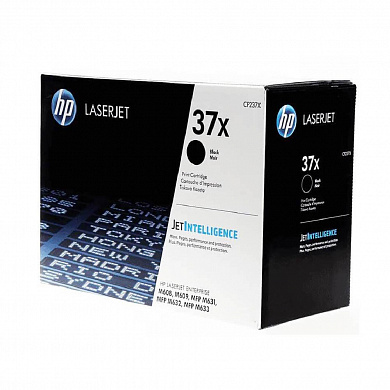 Оригинальный картридж HP №37X CF237X для HP LaserJet Enterprise M607dn / M608dn / M609dn / M631h / M632z, High Yield, 25000 страниц