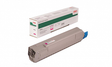 Оригинальный тонер OKI  44059262 / 44059254  пурпурный для OKI MC861 Magenta (10000 стр)