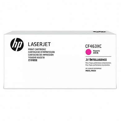 Оригинальный  HP CF463XC 656X тонер-картридж пурпурный для HP Color LaserJet Enterprise M652/ M653 (22 000стр)
