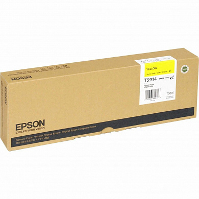 Оригинальный картридж для струйного принтера Epson T5914 (C13T591400) желтый