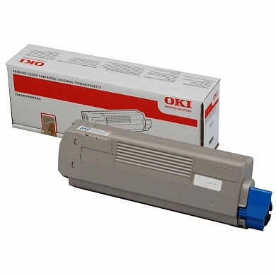 Оригинальный тонер-картридж OKI  46490629  желтый увеличенного объема для OKI C532/С542/MC573/MC563 (6K)