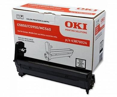 Оригинальный фотобарабан OKI 43870024 черный 20 000 стр