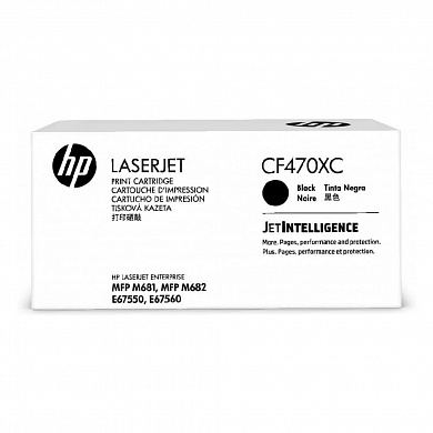 Оригинальный  тонер-картридж  HP CF470XC 657X черный для HP Color LaserJet Enterprise M681/ M682/ E67550/ E67560 (28 000стр)