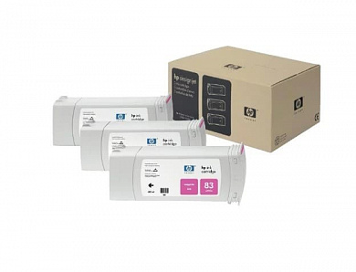 Оригинальный картридж HP C5074A (3шт, пурпурных,83) для DesignJet 5500PS UV, DesignJet 5000, DesignJet 5500PS, DesignJet 5000PS, DesignJet 5000UV, DesignJet 5500, DesignJet 5000PS UV