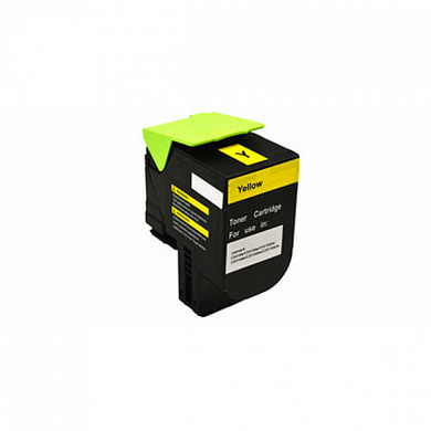 Оригинальный картридж Lexmark 80C8HY0 высокой ёмкости с жёлтым тонером для CX410/CX510, LRP (3K)