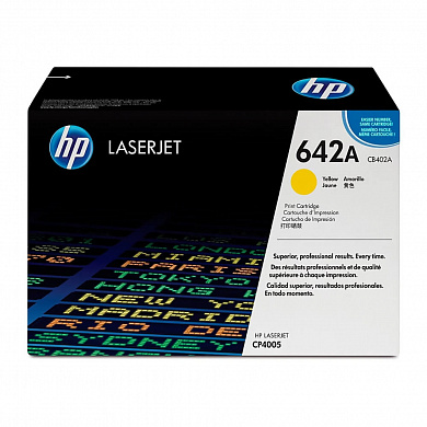 Оригинальный картридж HP CB402A (642A) (желтый)